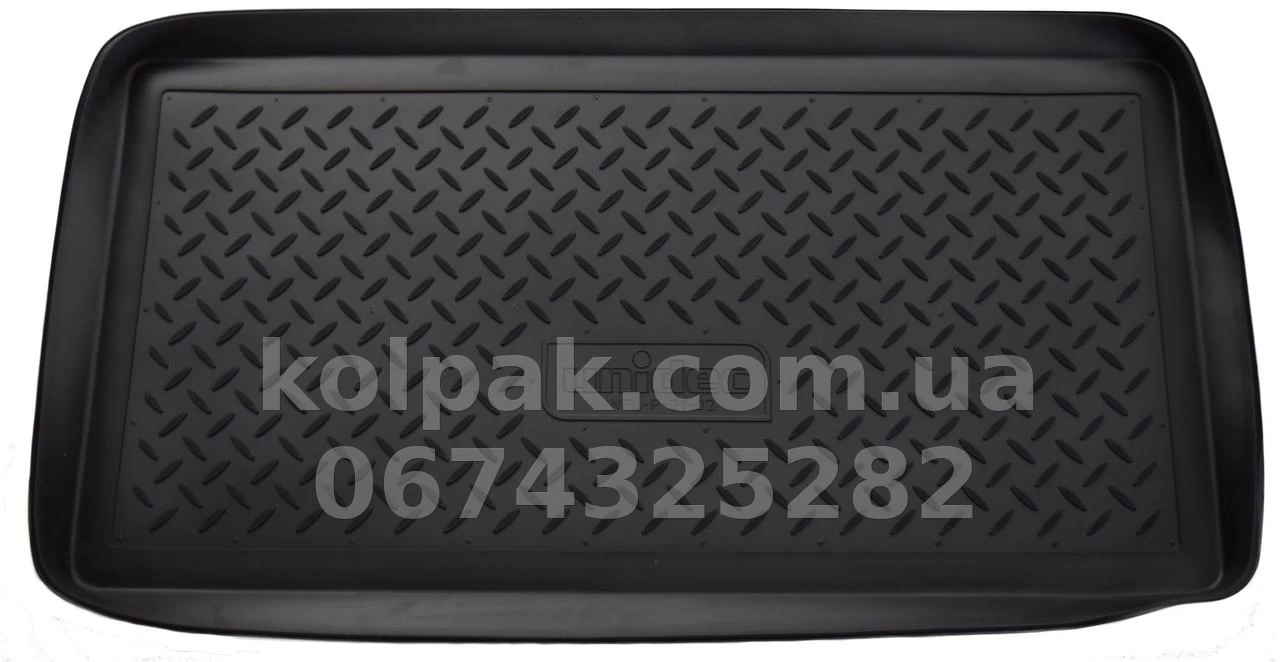 Polyurethane boot mat for Fiat 500 HB 2008-, Norplast NPL-P-21-02 Polyurethane boot mat for Fiat 500 HB 2008-, Norplast NPL-P-21-02 β photo 1