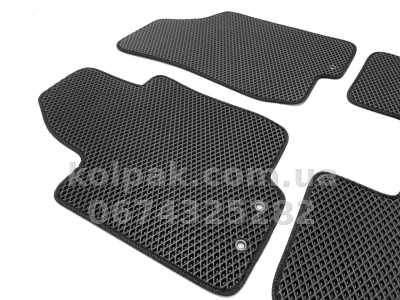 Килимки в салон Kia Ceed 2006-2012, EVA, чорні, 5 шт., AVTM BLCEV1260 — фото 3