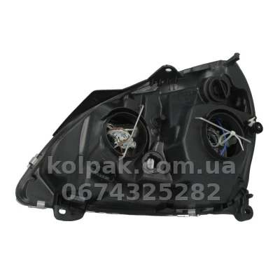 Front right headlight Renault Clio 2 2001-2006 grey, H7/H1, electric adjustment, Depo, 551-1138R-LDEM6 — photo 2