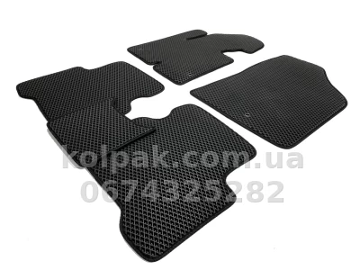 Килимки в салон Hyundai Santa Fe 2012-2018, EVA, чорні, 5 шт., AVTM BLCEV1236 — фото 4
