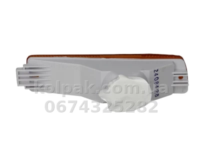 Лівий покажчик повороту Volkswagen Golf 2 1989-1991/Jetta 2 1990-1992, у бампері, жовтий, без патрона, Depo, 441-1607L-US — фото 2