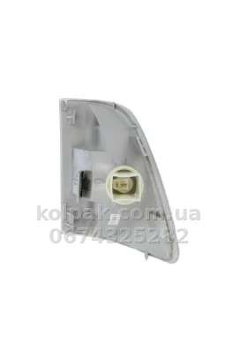 Indicator light Mercedes-Benz Sprinter 1995-2000, left, white with bulb, Depo, 440-1507L-AE — photo 2