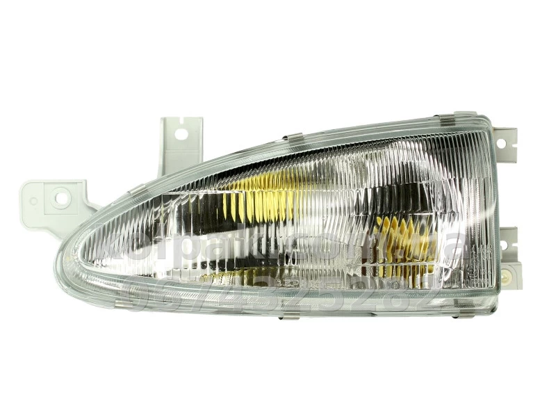 Передня ліва фара Hyundai Accent 1 1994-1997, 3 двері, Н4, електричне регулювання, Depo, 221-1117L-LD-EM Передня ліва фара Hyundai Accent 1 1994-1997, 3 двері, Н4, електричне регулювання, Depo, 221-1117L-LD-EM — фото 1
