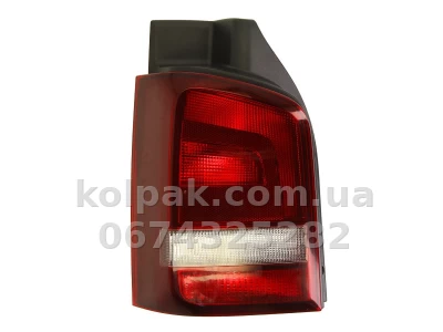 Задній лівий ліхтар Volkswagen T5+ 2010-2015, кількість дверей — 1, темний, Depo, 441-19B1L-UE2