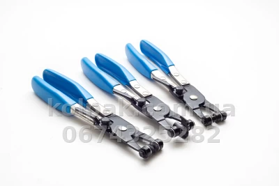 Set pliers for removal and installation hose clamps, pipes and hoses (9 pcs) MG50334 MAGMA — photo 4
