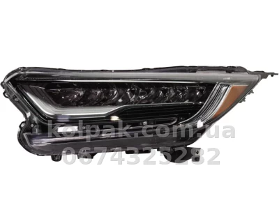 Передня ліва фара Honda CR-V 2017-2020, механічне регулювання, без ламп (LED), жовта вставка, Depo, 3171183LAS2 Передня ліва фара Honda CR-V 2017-2020, механічне регулювання, без ламп (LED), жовта вставка, Depo, 3171183LAS2 — фото 2