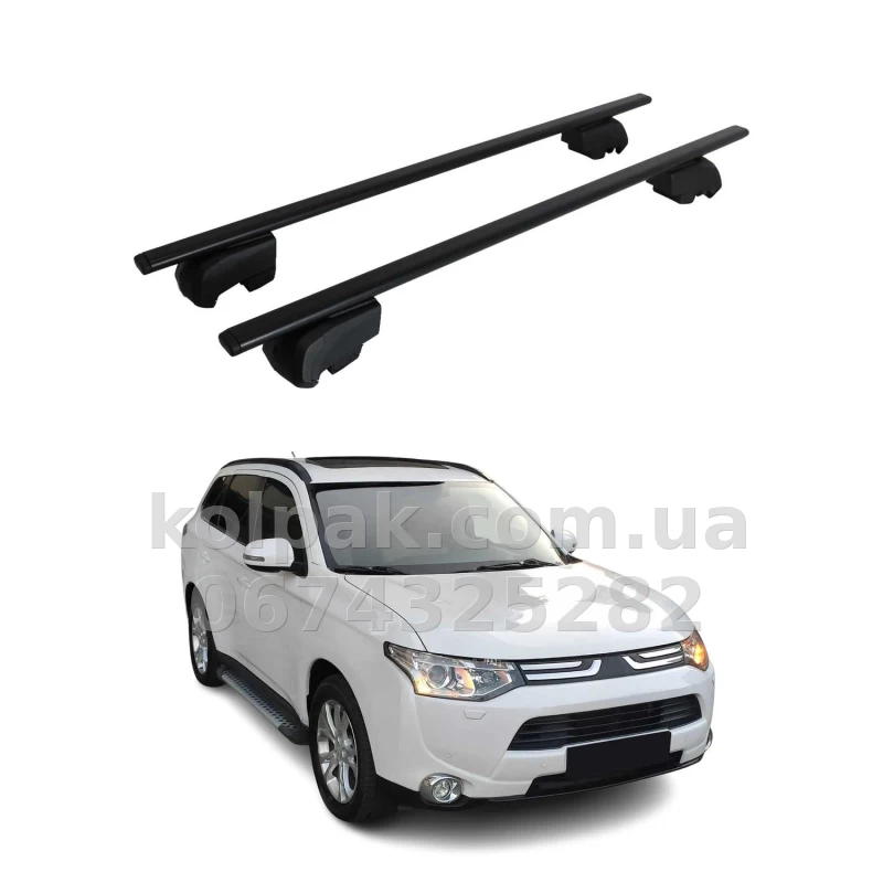 Поперечки HAVOC на рейлінги Mitsubishi Outlander III 2012–2021