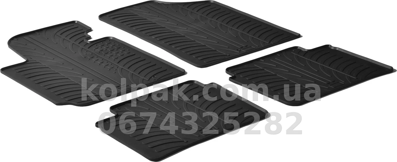 Floor mats for Hyundai Veloster 2011-2017, GledRing, GR 0199 Floor mats for Hyundai Veloster 2011-2017, GledRing, GR 0199 β photo 1