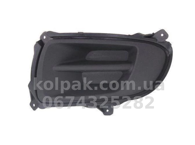 Right bumper grille Kia Cerato SD 2006-2009, without fog light opening, AVTM, 865642F500, 4001 912 Right bumper grille Kia Cerato SD 2006-2009, without fog light opening, AVTM, 865642F500, 4001 912 β photo 1