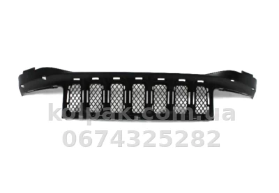 Решітка радіатора Jeep Compass 2011-2016, сіра, без окулярів, AVTM, 183806915