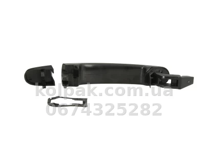 Ручка відчинення дверей Audi A2/Skoda Octavia Tour/Octavia A5/Superb/Volkswagen Passat B5/Polo/Golf 3/Vento, передня=задня, ліва=права, без отвору для замка AVTM, 3B4839879AGRU, 6012408 — фото 2