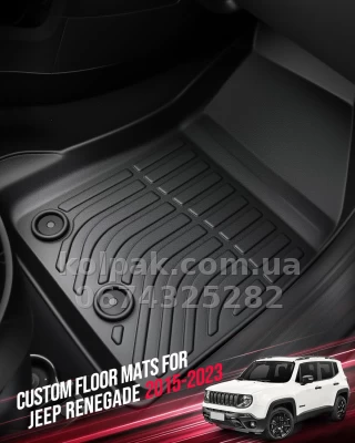 Всепогодні килимки в салон Jeep Renegade 2015–2023 HAVOC™ Maximum Coverage Всепогодні килимки в салон Jeep Renegade 2015–2023 HAVOC™ Maximum Coverage — фото 3