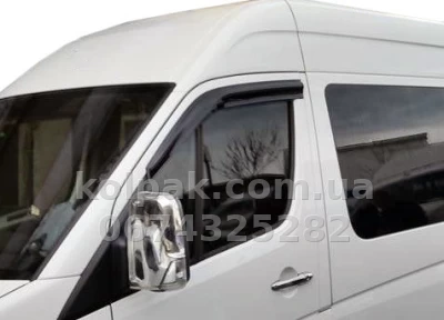Дефлектори вікон (вітровики) Mercedes Sprinter/Volkswagen Crafter 2006-2018 2 шт. SP-S-42 SUNPLEX — фото 3
