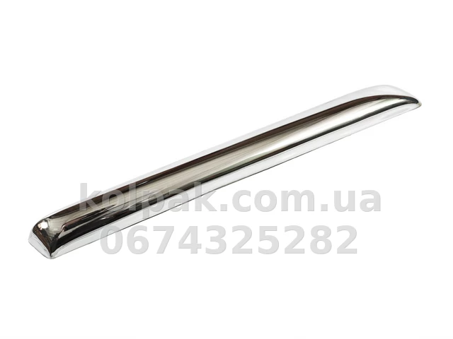 Правий молдинг решітки радіатора Nissan Almera N16 2002-2006, хромований, AVTM, 185003998 Правий молдинг решітки радіатора Nissan Almera N16 2002-2006, хромований, AVTM, 185003998 — фото 1