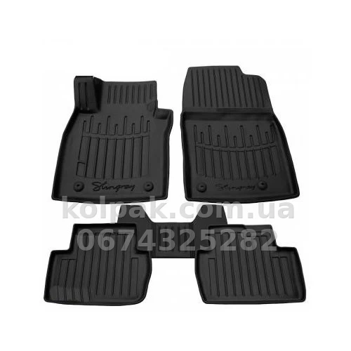 Поліуретанові килимки в салон Audi A4 B5 1994-2001, з бортиком, 5 шт., Stingray, 5030095 Поліуретанові килимки в салон Audi A4 B5 1994-2001, з бортиком, 5 шт., Stingray, 5030095 — фото 1