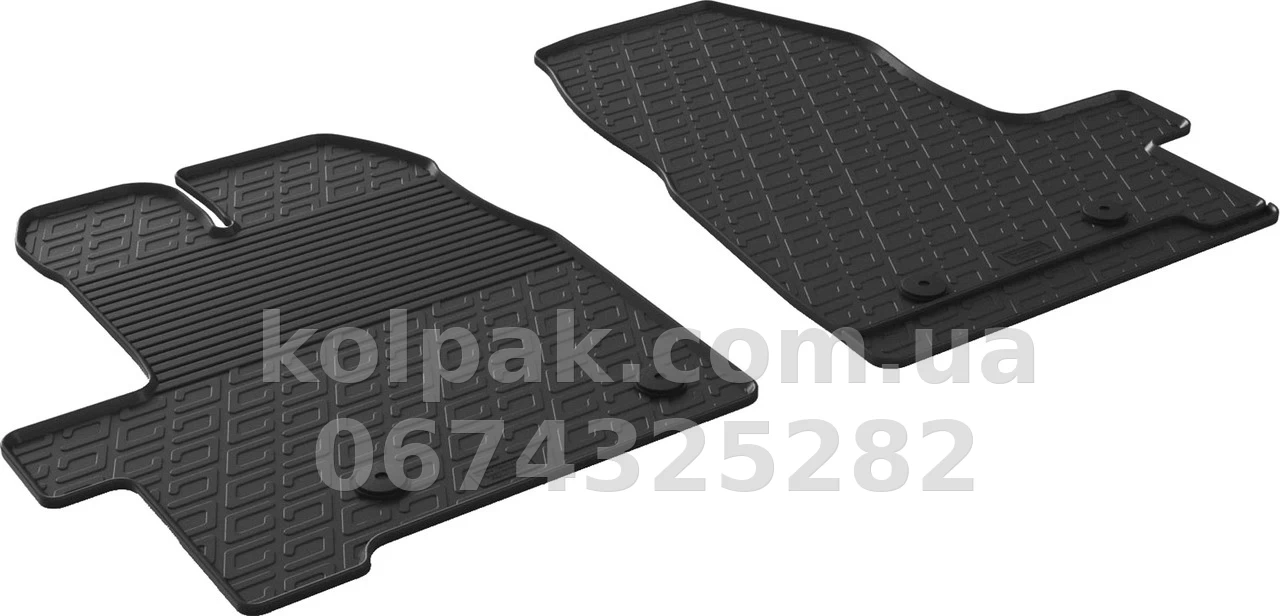 Floor mats for Ford Transit Custom Combi 2016-2017, 1 row, GledRing, GR 0559 Floor mats for Ford Transit Custom Combi 2016-2017, 1 row, GledRing, GR 0559 β photo 1