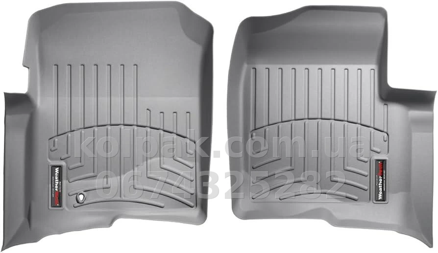 Floor mats for Ford F150 2006-2009, front grey, Weathertech 460051 Floor mats for Ford F150 2006-2009, front grey, Weathertech 460051 β photo 1