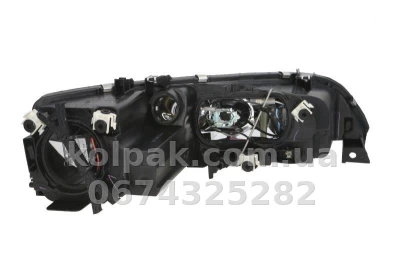 Передня ліва фара Mazda 6 (GG) 2002-2005, H1/H1/H3, електричне регулювання + ПТФ, Depo, 216-1147L-LDEMF — фото 2