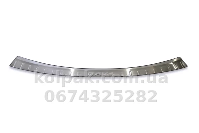 Rear bumper protector Toyota Rav4 2013–2018 HAVOC (Stainless steel) — photo 4