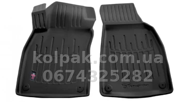 Поліуретанові килимки в салон Audi A6 C6 2004-2011, з бортиком, 2 шт., Stingray, 5030062