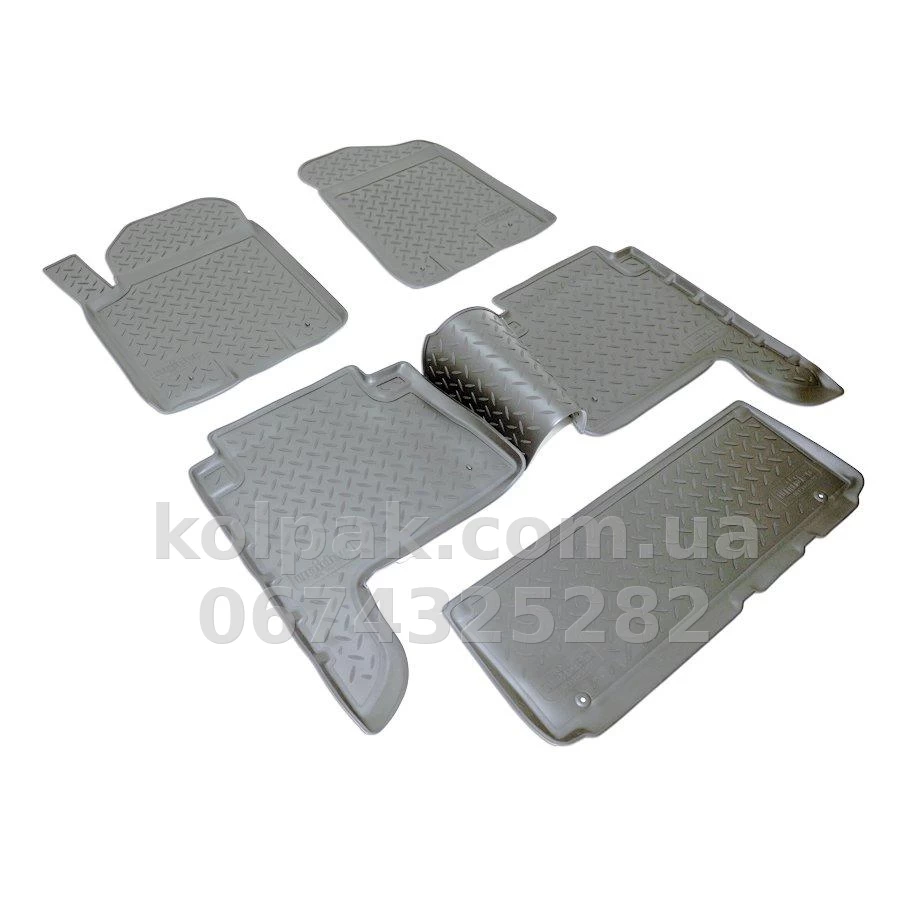 Polyurethane floor mats for Infiniti QX56/80 2010-, Norplast, NPL-Po-33-77 Polyurethane floor mats for Infiniti QX56/80 2010-, Norplast, NPL-Po-33-77 β photo 1