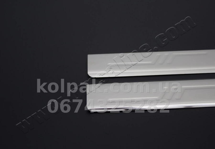 Chrome door sill trims (2 pcs) Toyota Corolla SD 2007-2012, OmsaLine, 7011092 Chrome door sill trims (2 pcs) Toyota Corolla SD 2007-2012, OmsaLine, 7011092 β photo 1