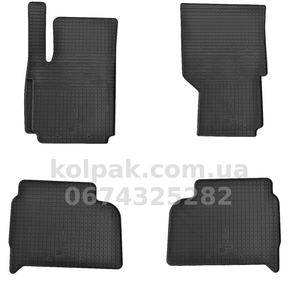 Floor mats for Volkswagen Amarok 2009-, 4 pcs, Stingray, 1024124 Floor mats for Volkswagen Amarok 2009-, 4 pcs, Stingray, 1024124 β photo 1