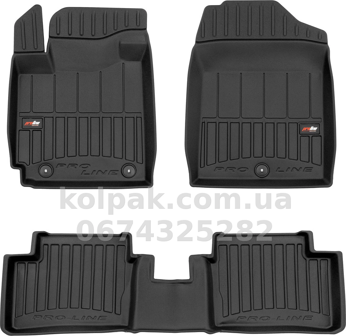 Floor mats for Kia Picanto 2011-, Proline 3D, Frogum, FG 3D426795 Floor mats for Kia Picanto 2011-, Proline 3D, Frogum, FG 3D426795 β photo 1