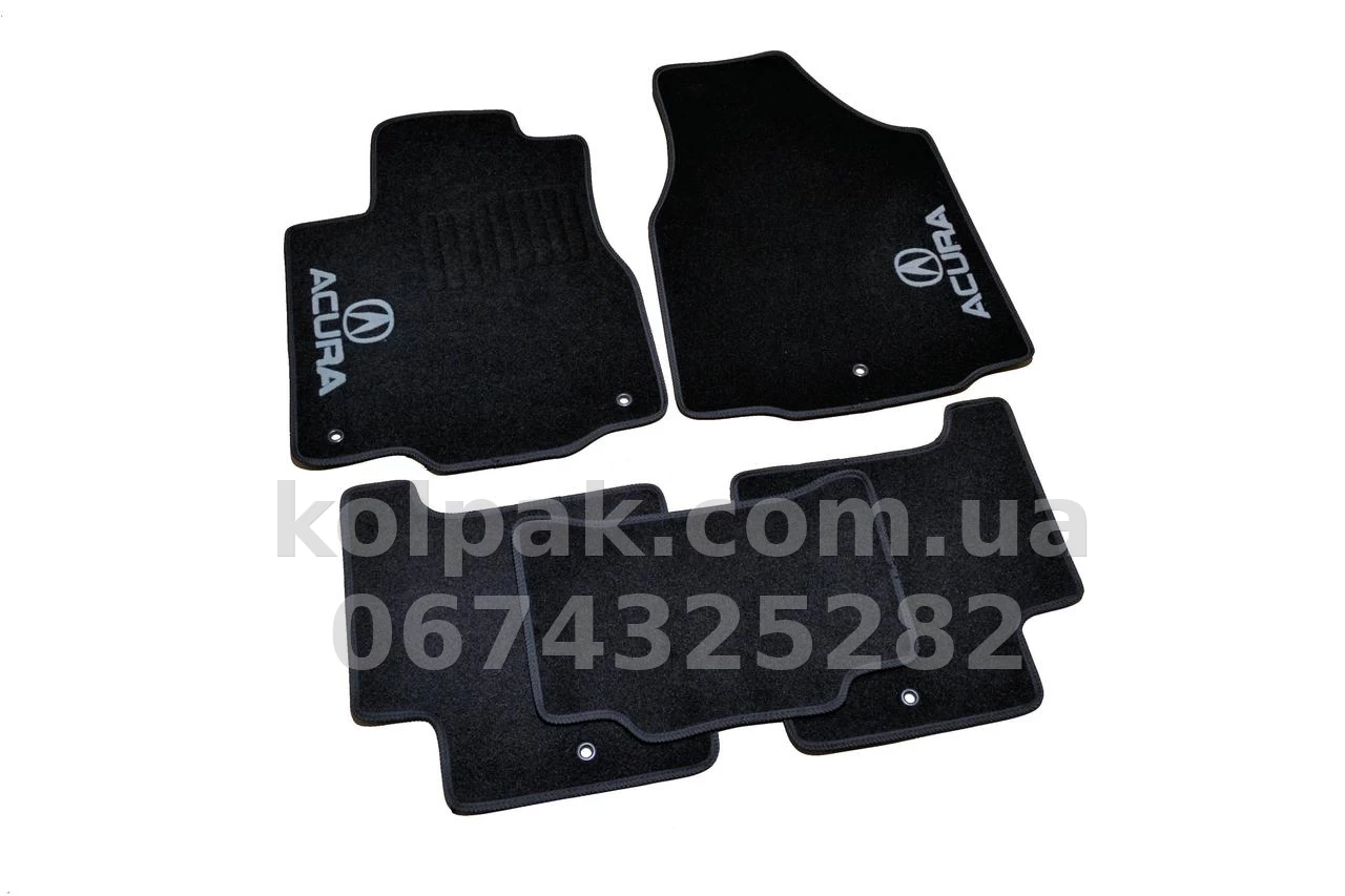 Carpet floor mats for Acura MDX 2006-2013, black, 5 pcs, AVTM BLCCR1001 Carpet floor mats for Acura MDX 2006-2013, black, 5 pcs, AVTM BLCCR1001 β photo 1