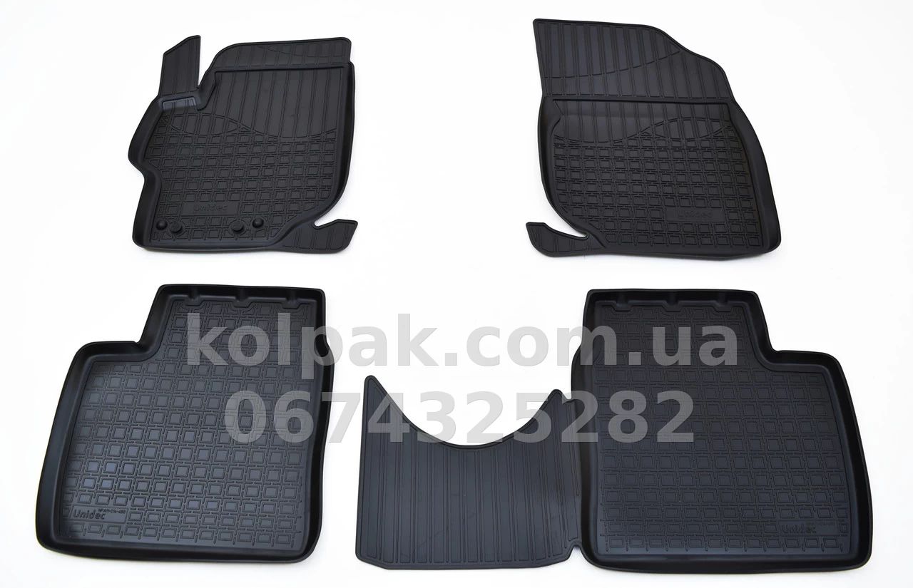 Polyurethane floor mats for Citroen C-Elysee D/Peugeot 301 2012-, Norplast, NPA11-C14-450 Polyurethane floor mats for Citroen C-Elysee D/Peugeot 301 2012-, Norplast, NPA11-C14-450 β photo 1