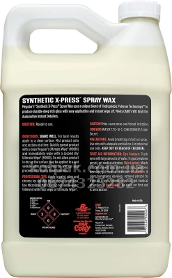 Synthetic Wax spray Meguiars Detailer Synthetic XPress Spray Wax 3,79 L Meguiars D15601 — photo 3