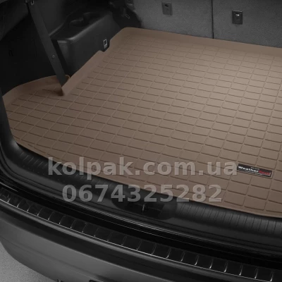 Boot mat for Toyota Highlander 2014-, beige, WeatherTech 41692 — photo 2
