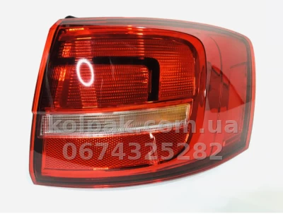 Задній правий ліхтар Volkswagen Jetta 6 SD 2010-2014, без ламп (P21W/P21/5W), зовнішній, червона вставка, Depo, 341-1931R-US Задній правий ліхтар Volkswagen Jetta 6 SD 2010-2014, без ламп (P21W/P21/5W), зовнішній, червона вставка, Depo, 341-1931R-US