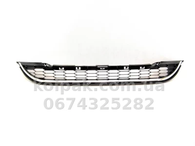 Решітка бампера Honda CR-V 2010-2012, середня, із хромованим молдингом, AVTM, 71123SXSA01, 3022 910