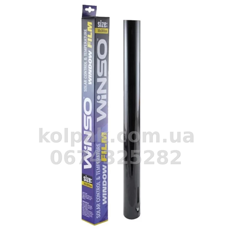 Window tint film Super Dark Black 75Γ300 cm Winso 375330 Window tint film Super Dark Black 75Γ300 cm Winso 375330 β photo 1