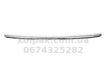Chrome-plated trim for front bumper Renault Master/Opel Movano/Nissan NV400 2010-, OmsaLine, 6123085 Chrome-plated trim for front bumper Renault Master/Opel Movano/Nissan NV400 2010-, OmsaLine, 6123085 β photo 2