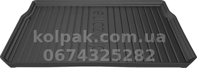 Boot mat for Peugeot 208 2012-2019, without subwoofer, Dry-Zone, Frogum FG DZ401280 — photo 2