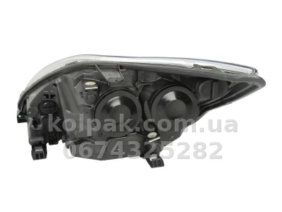 Front right headlight Ford Focus 2 2008-2011, H7/H1, electric adjustment, with motor, silver frame, Depo, 431-1181RMLDEM1 — photo 2