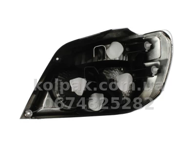 Rear left light Mitsubishi Outlander 2005-2008, black frame, Depo, 214-1992L-UQ6C — photo 2