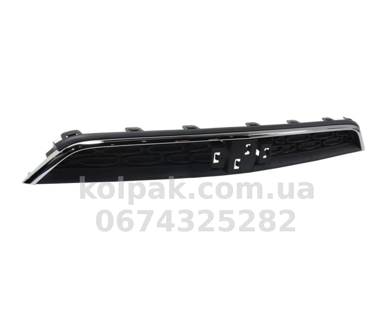 Решітка радіатора Chevrolet Spark m400 2015-2018, чорна, із хромованим молдингом, AVTM, 181736990 Решітка радіатора Chevrolet Spark m400 2015-2018, чорна, із хромованим молдингом, AVTM, 181736990 — фото 1