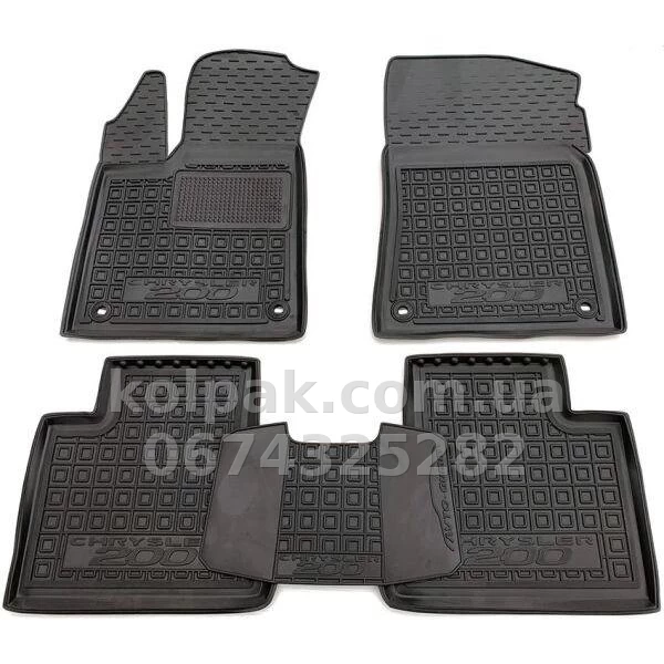 Floor mats for Chrysler 200 2014-2017, Avto-Gumm, 11891 Floor mats for Chrysler 200 2014-2017, Avto-Gumm, 11891 β photo 1