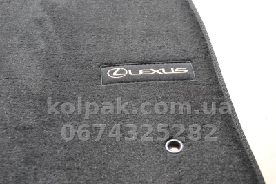 Ворсові килимки в салон Lexus LХ570 2007-2012, Premium, чорні, AVTM BLCLX1304 — фото 5