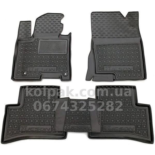 Floor mats for Hyundai Tucson 2021-, internal combustion engine, Avto-Gumm, 11846 Floor mats for Hyundai Tucson 2021-, internal combustion engine, Avto-Gumm, 11846 β photo 1