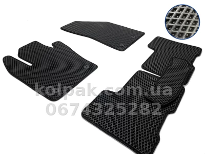 Килимки в салон Jeep Renegade 2014-, EVA, чорні, 4 шт., AVTM BLCEV2002 Килимки в салон Jeep Renegade 2014-, EVA, чорні, 4 шт., AVTM BLCEV2002