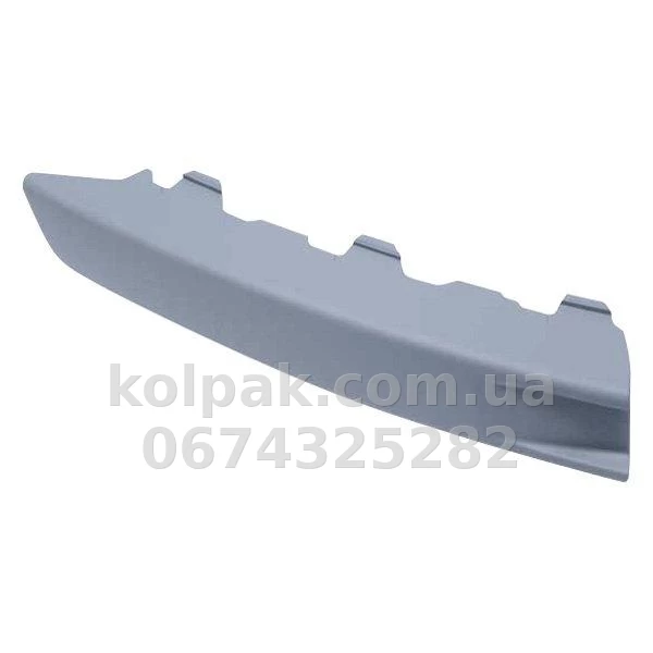 Right front bumper trim Volkswagen Passat B6 2005-2010, black, AVTM, 3C0807646, 187407922 Right front bumper trim Volkswagen Passat B6 2005-2010, black, AVTM, 3C0807646, 187407922 β photo 1