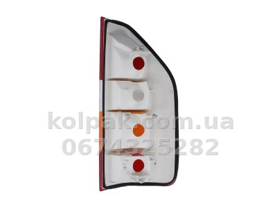 Rear light Mercedes-Benz Sprinter 1995-2002, left, white/yellow insert, without circuit board, Depo, 440-1926L-UE — photo 2