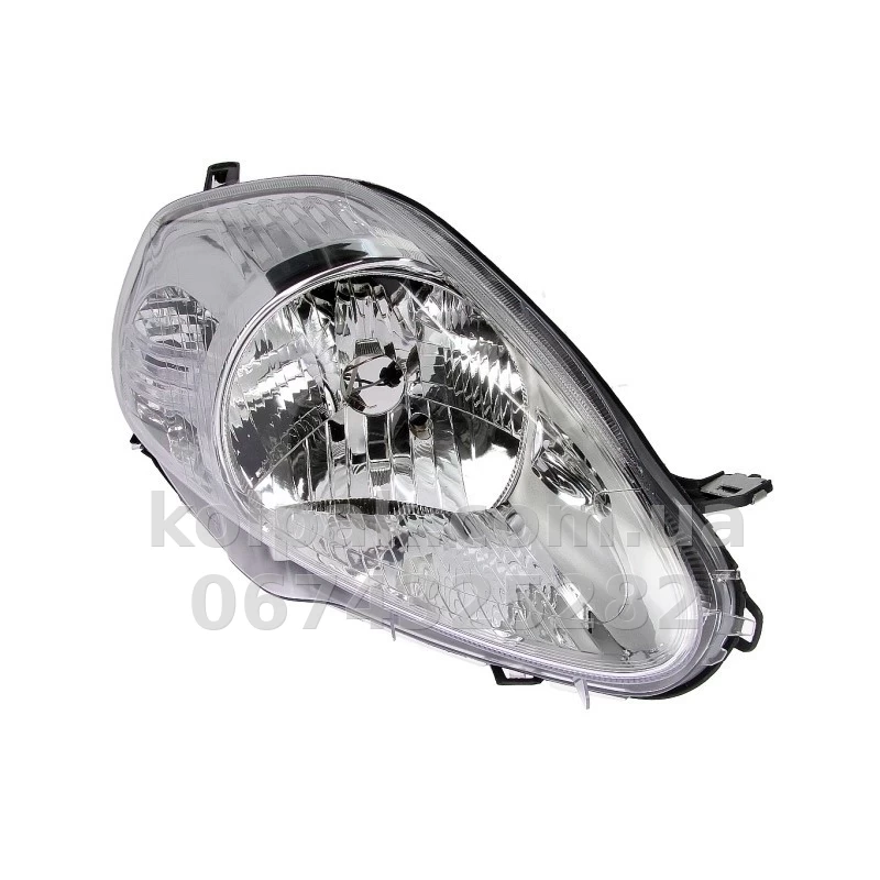 Front right headlight Fiat Grande Punto 2005-2010/2008, H4, electric adjustment, with motor, chrome-plated frame, Depo, 661-1147R-LD-EM Front right headlight Fiat Grande Punto 2005-2010/2008, H4, electric adjustment, with motor, chrome-plated frame, Depo, 661-1147R-LD-EM β photo 1