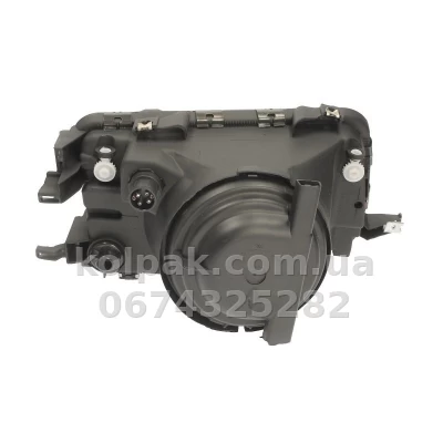 Передня ліва фара Audi 80 1991-1994, H4, механічне регулювання, Depo, 441-1131L-LD-E — фото 2