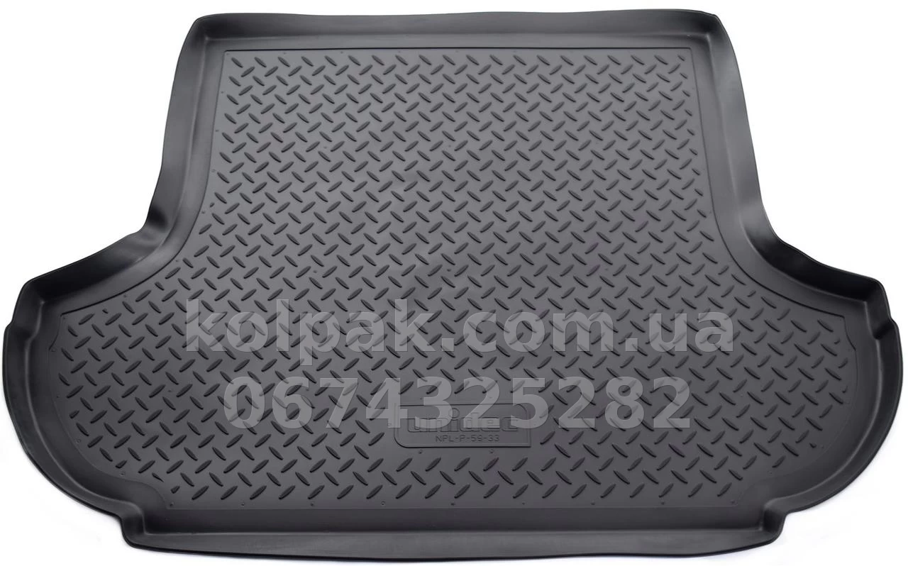 Polyurethane boot mat for Mitsubishi Outlander XL 2006-2012, Norplast NPL-P-59-33 Polyurethane boot mat for Mitsubishi Outlander XL 2006-2012, Norplast NPL-P-59-33 β photo 1
