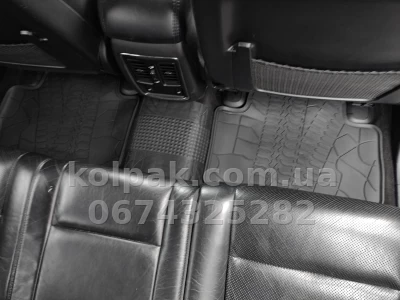 Оригінальні гумові килимки в салон Jeep Grand Cherokee 2011–2021 HAVOC, повний комплект — фото 12